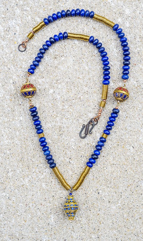 Nancy Chase's Color Inspiration - Lapis Luxury - , Beading, Coiling, Coiling Wire, Wire Coiling, Beads, color inspiration lapis luxury